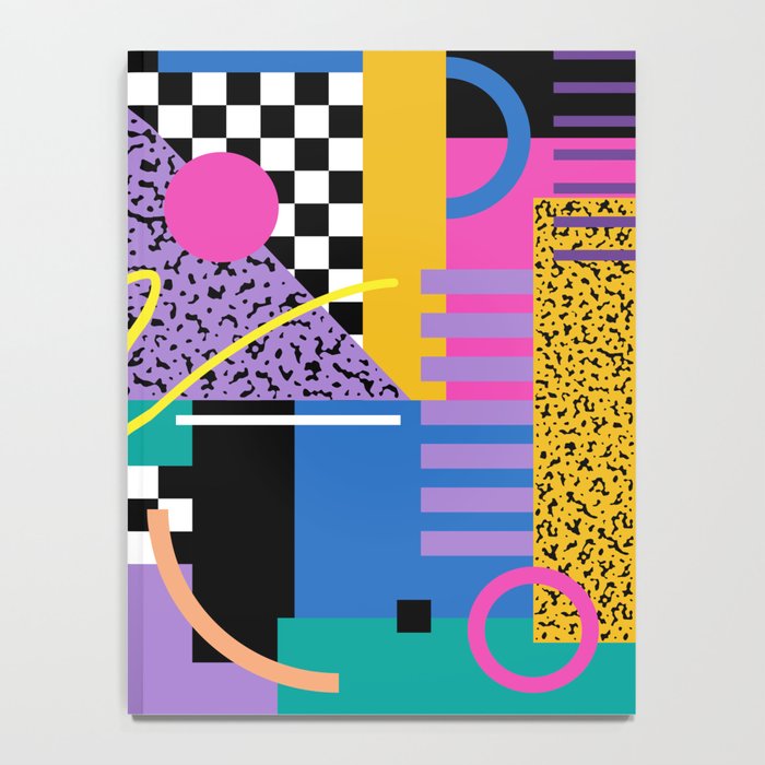 Memphis pattern 101 - 80s / 90s Retro Notebook Gallery Image 4
