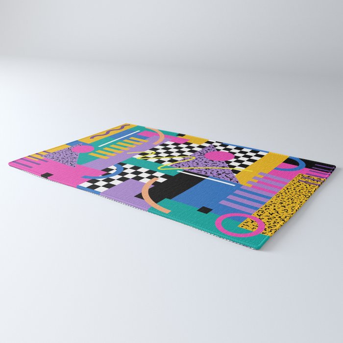 Memphis pattern 101 - 80s / 90s Retro Rug Gallery Image 3