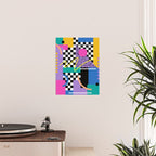 Memphis pattern 101 - 80s / 90s Retro Poster Gallery Image 2