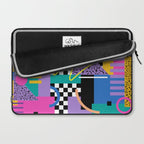 Memphis pattern 101 - 80s / 90s Retro Laptop Sleeve Gallery Image 2