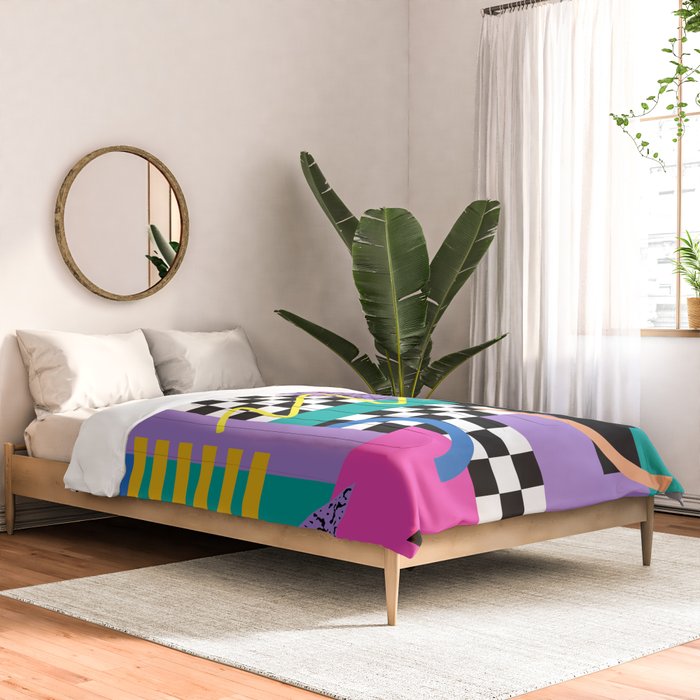 Memphis pattern 101 - 80s / 90s Retro Comforter Gallery Image 2