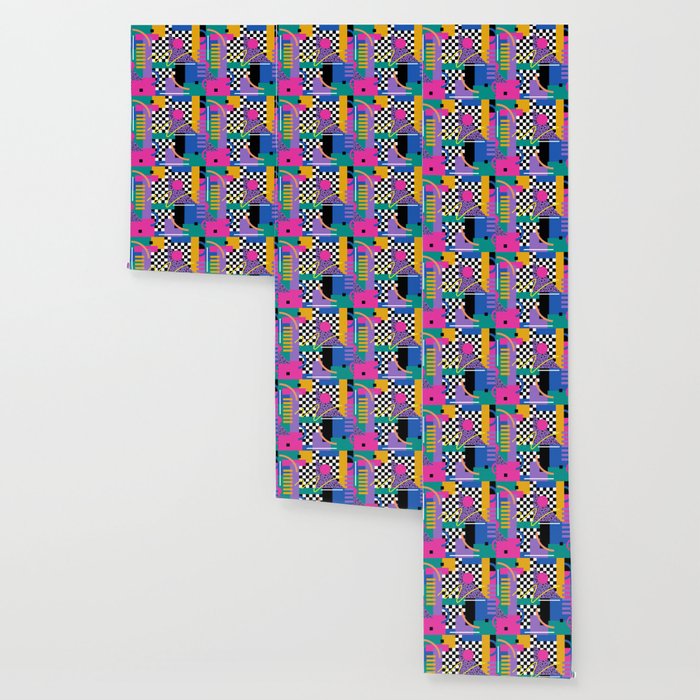 Memphis pattern 101 - 80s / 90s Retro Wallpaper Gallery Image 3
