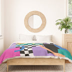 Memphis pattern 101 - 80s / 90s Retro Duvet Cover Gallery Image 3