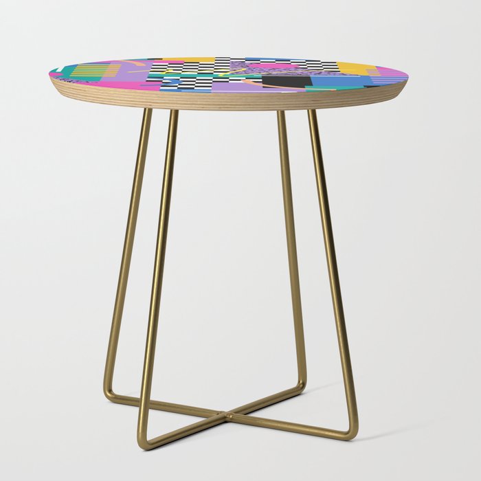Memphis pattern 101 - 80s / 90s Retro Side Table Gallery Image 1