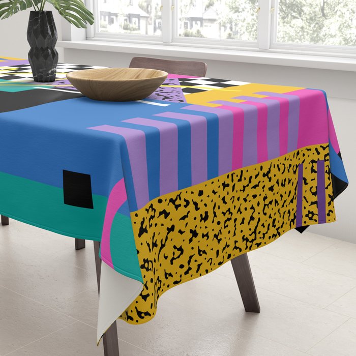 Memphis pattern 101 - 80s / 90s Retro Tablecloth Gallery Image 3