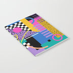 Memphis pattern 101 - 80s / 90s Retro Notebook Gallery Image 2