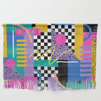 Memphis pattern 101 - 80s / 90s Retro Wall Hanging Gallery Image 1