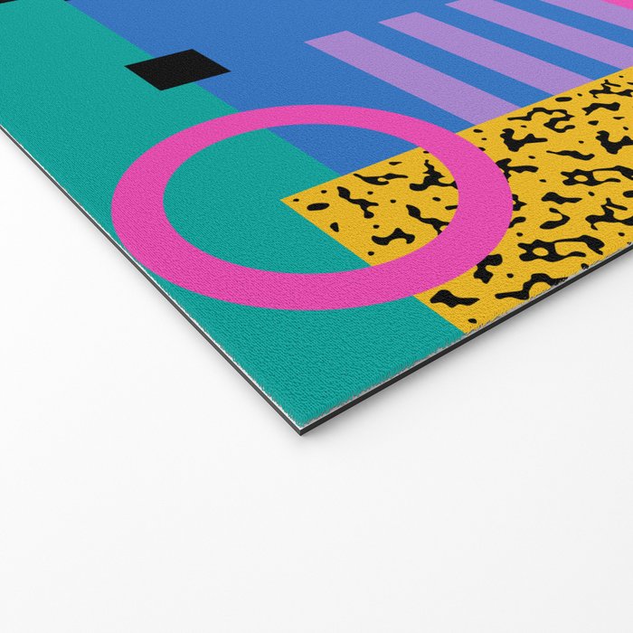 Memphis pattern 101 - 80s / 90s Retro Welcome Mat Gallery Image 2