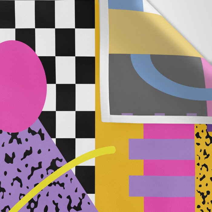 Memphis pattern 101 - 80s / 90s Retro Wall Tapestry Gallery Image 3