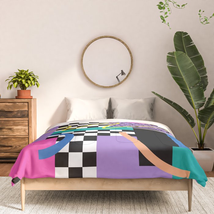 Memphis pattern 101 - 80s / 90s Retro Comforter Gallery Image 3