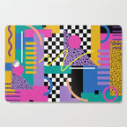 Memphis pattern 101 - 80s / 90s Retro Cutting Board Gallery Image 1
