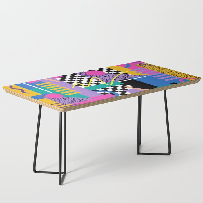 Memphis pattern 101 - 80s / 90s Retro Coffee Table Gallery Image 1