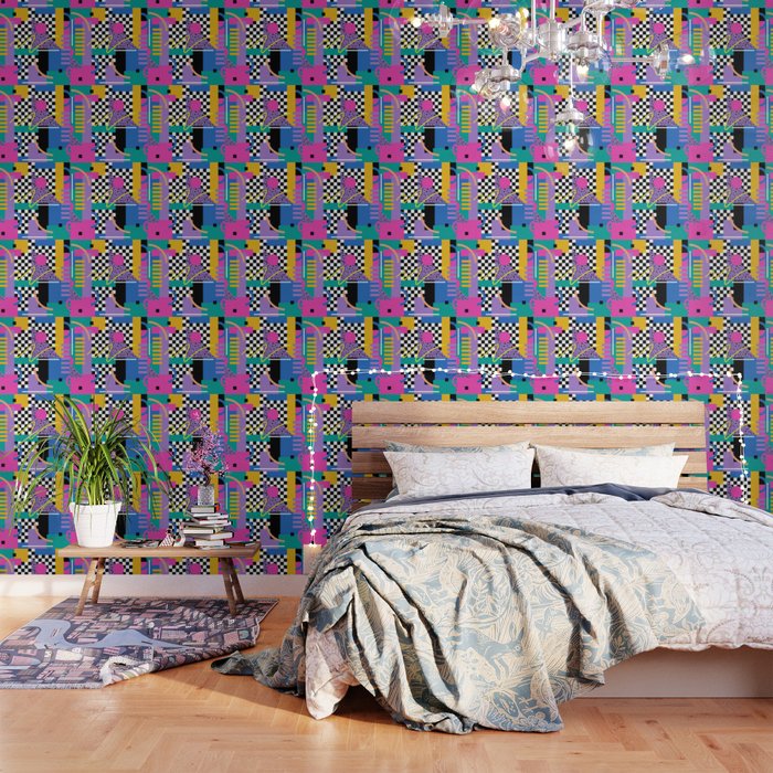 Memphis pattern 101 - 80s / 90s Retro Wallpaper Gallery Image 3