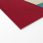 Colorful Modern Patchwork Abstract Art Welcome Mat Gallery Image 2