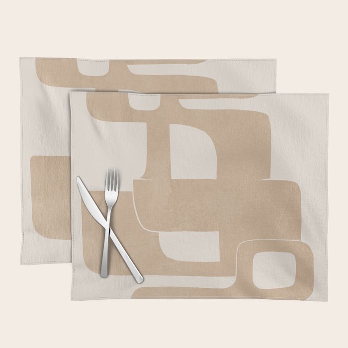 Modern Abstract Shapes 106 Placemat Gallery Image 1