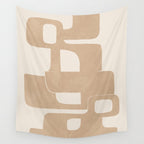 Modern Abstract Shapes 106 Wall Tapestry Gallery Image 4