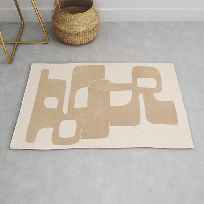Modern Abstract Shapes 106 Rug Gallery Image 1
