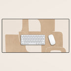 Modern Abstract Shapes 106 Desk Mat Gallery Image 1