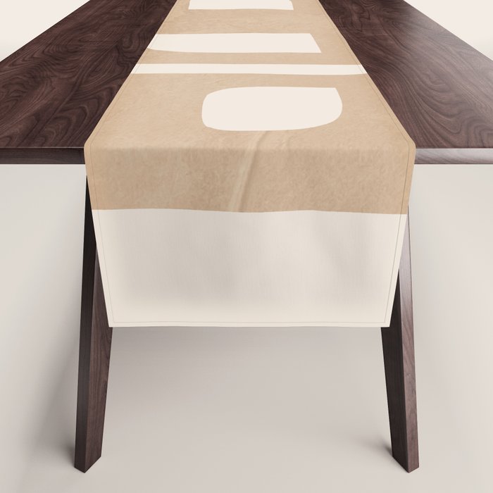 Modern Abstract Shapes 106 Table Runner Gallery Image 1