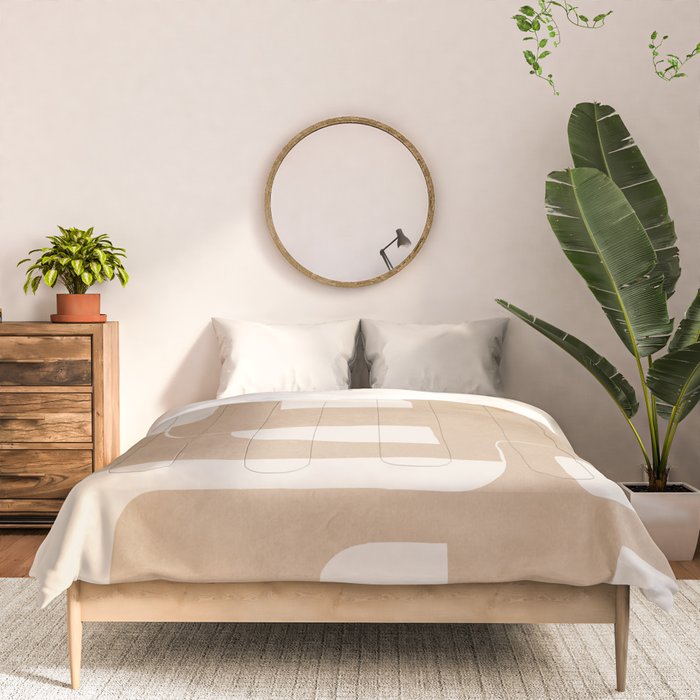 Modern Abstract Shapes 106 Comforter Gallery Image 3