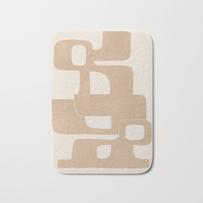 Modern Abstract Shapes 106 Bath Mat Gallery Image 1