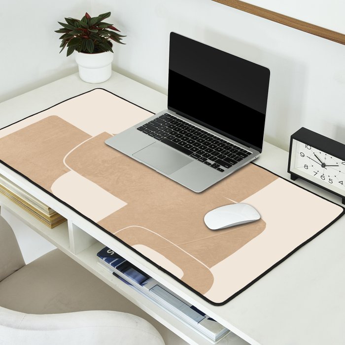 Modern Abstract Shapes 106 Desk Mat Gallery Image 2