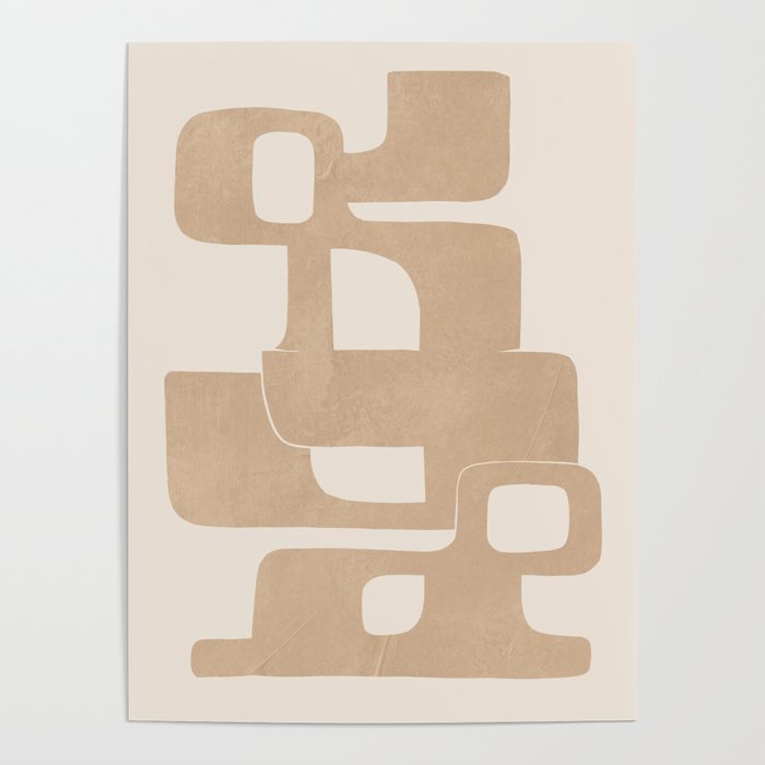 Modern Abstract Shapes 106 Poster Gallery Image 1