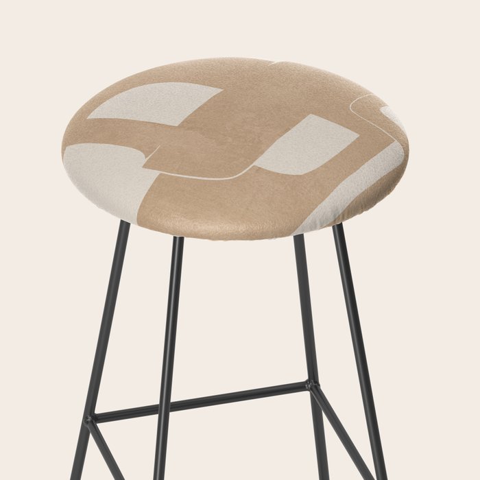 Modern Abstract Shapes 106 Stool Gallery Image 2