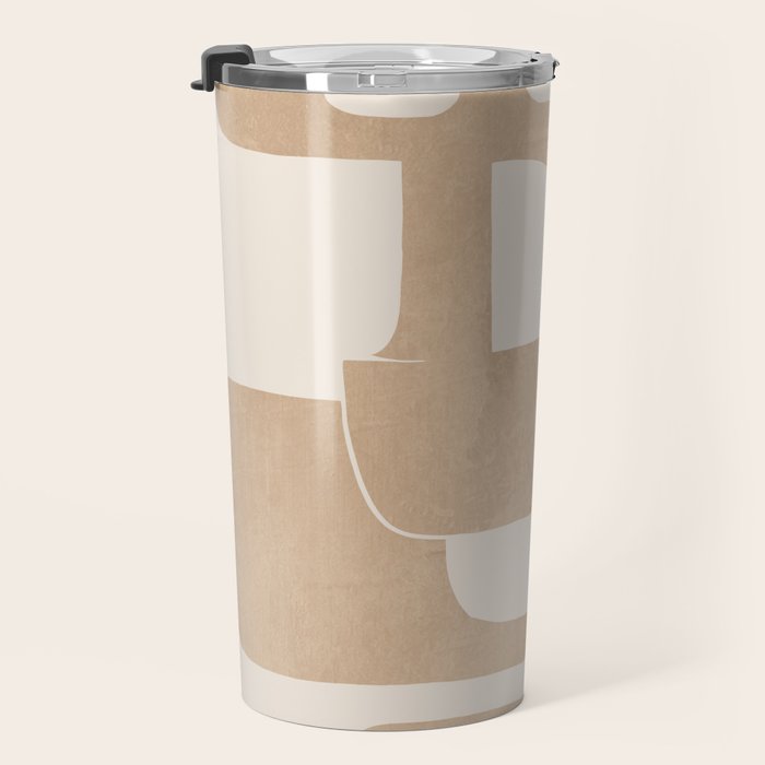 Modern Abstract Shapes 106 Travel Mug Gallery Image 3