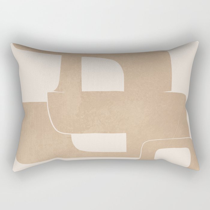 Modern Abstract Shapes 106 Rectangular Pillow Gallery Image 1