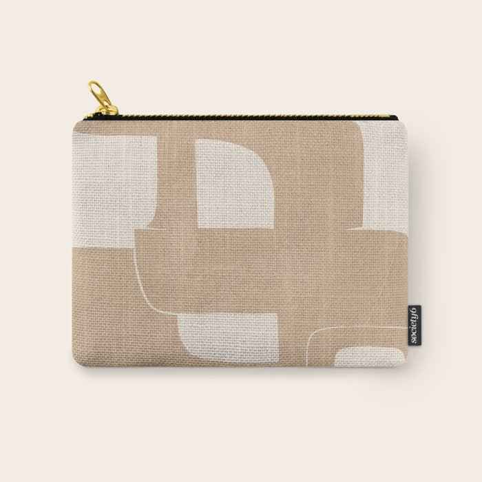Modern Abstract Shapes 106 Carry All Pouch Gallery Image 1