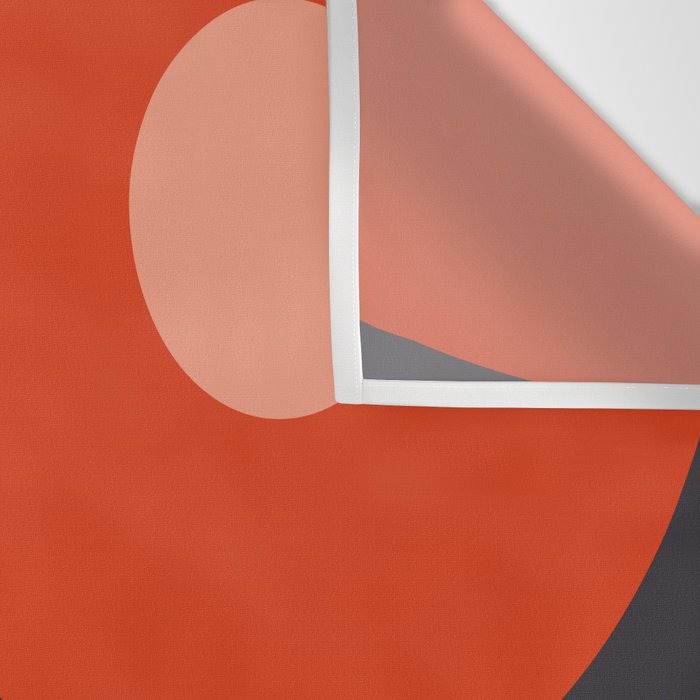 mid century bauhaus geometry square 3 Wall Tapestry Gallery Image 3