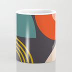 mid century bauhaus geometry square 3 Coffee Mug Gallery Image 4
