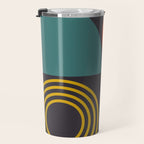 mid century bauhaus geometry square 3 Travel Mug Gallery Image 3