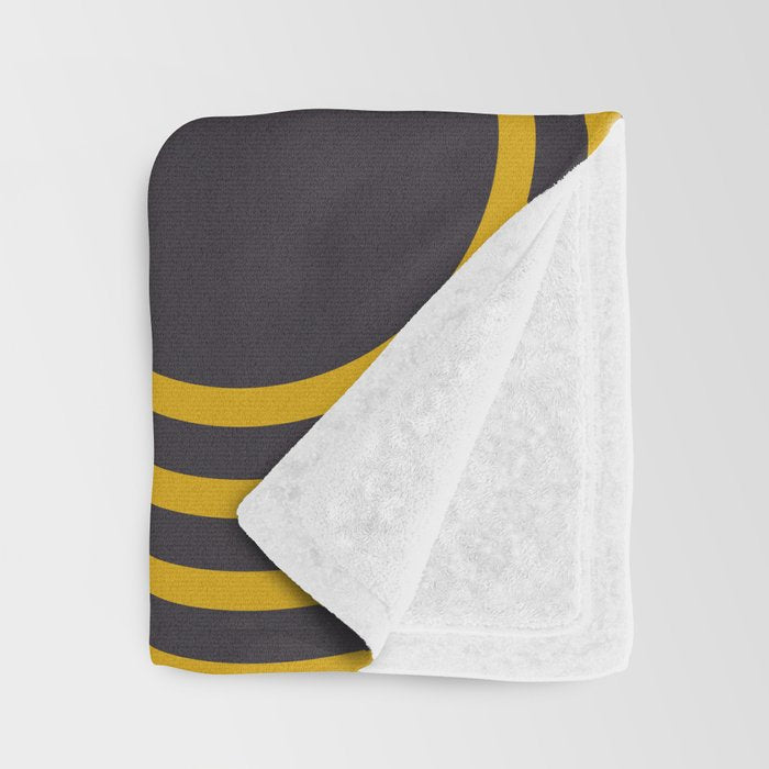 mid century bauhaus geometry square 3 Throw Blanket Gallery Image 3