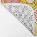 Many faces of Sun, Moon and Stars Bath Mat Gallery Image 2