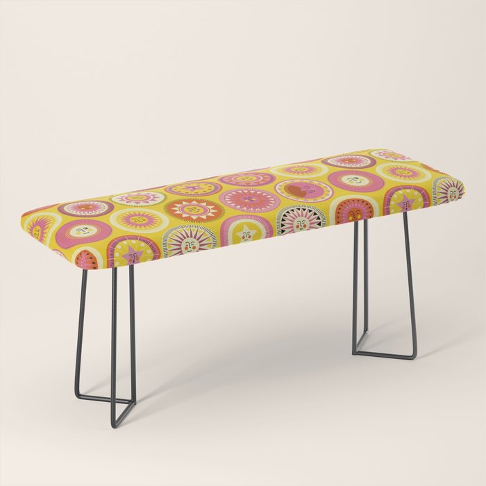 Many faces of Sun, Moon and Stars Bench Gallery Image 1