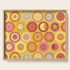 Many faces of Sun, Moon and Stars Serving Tray Gallery Image 1