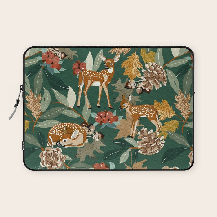 Deer in the autumn nature 22 Laptop Sleeve Gallery Image 1