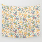 Hanukkah Modern Pattern Wall Tapestry Gallery Image 4