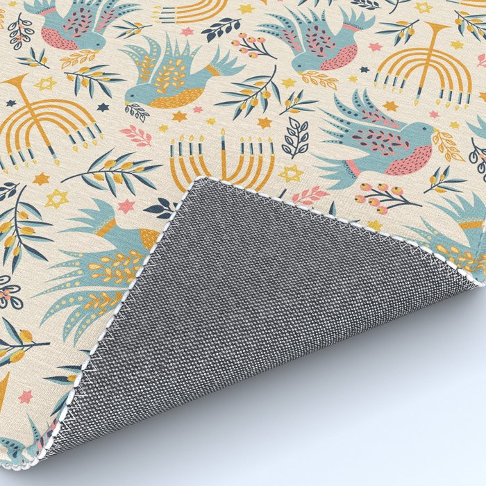 Hanukkah Modern Pattern Rug Gallery Image 4