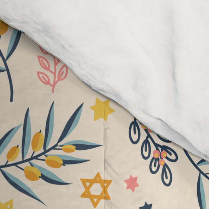 Hanukkah Modern Pattern Comforter Gallery Image 4