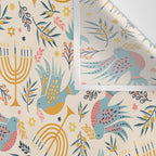 Hanukkah Modern Pattern Wall Tapestry Gallery Image 3