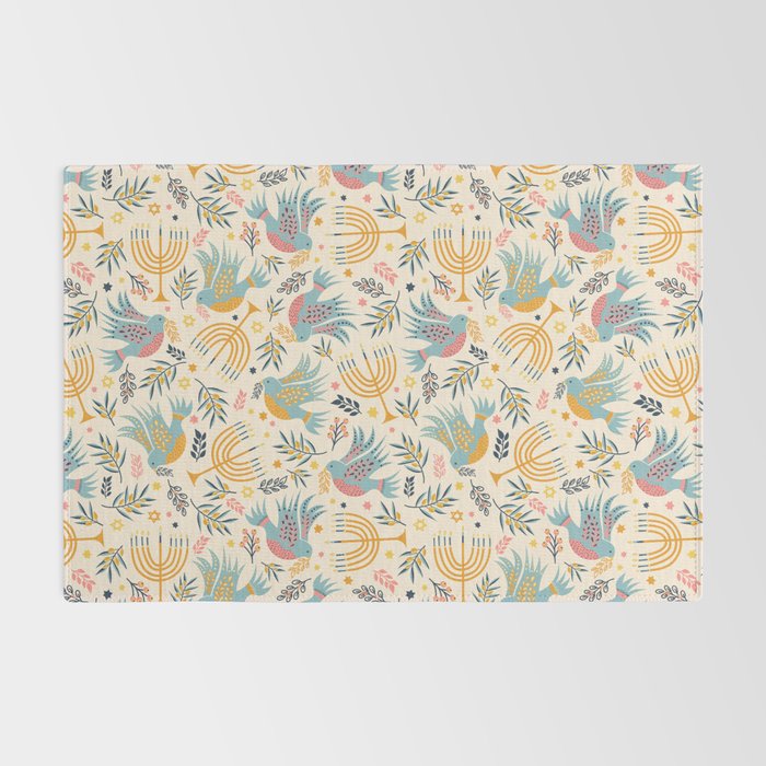 Hanukkah Modern Pattern Rug Gallery Image 2