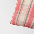 Christmas Cottage Plaid Pattern Red Pink Green Pillow Sham Gallery Image 4