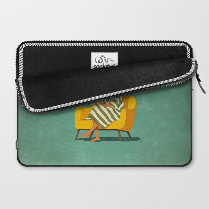 Quiet Coffee Moment at Home Laptop Sleeve Gallery Image 2