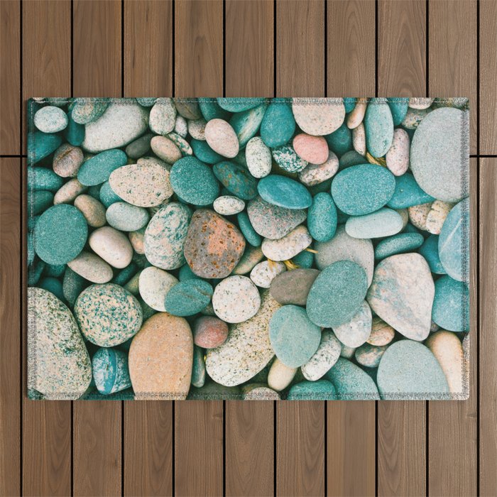 Beach Stones Outdoor Rug Gallery Image 1