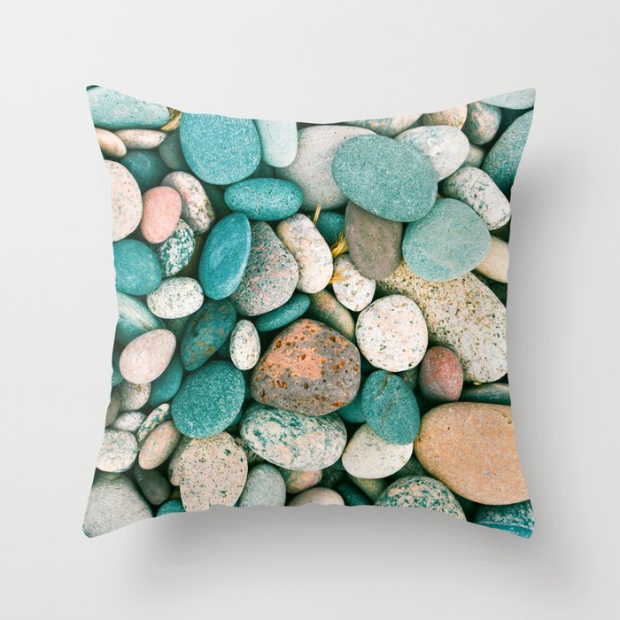 Beach Stones Throw Pillow Gallery Image 6