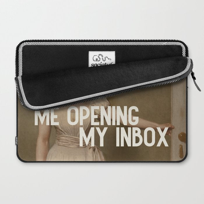 Me Opening My Inbox Laptop Sleeve Gallery Image 2