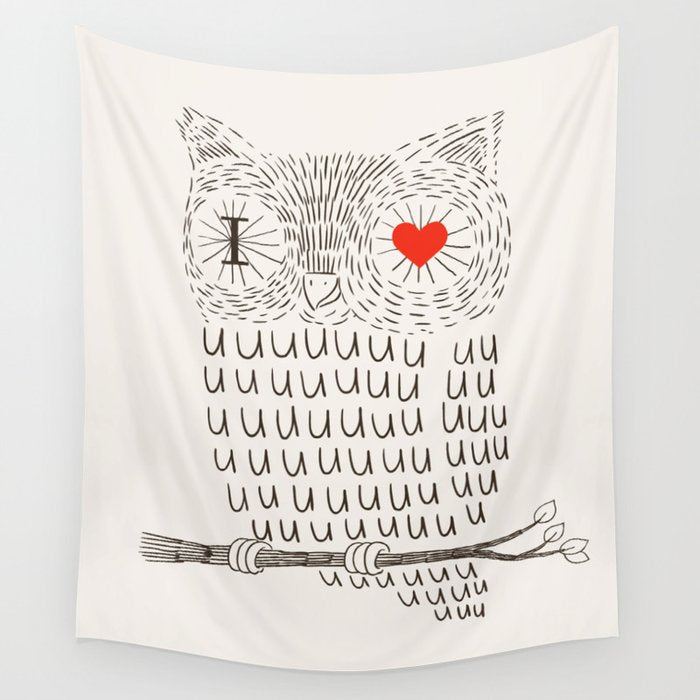 I Love Uuuuuuuu Wall Tapestry Gallery Image 4